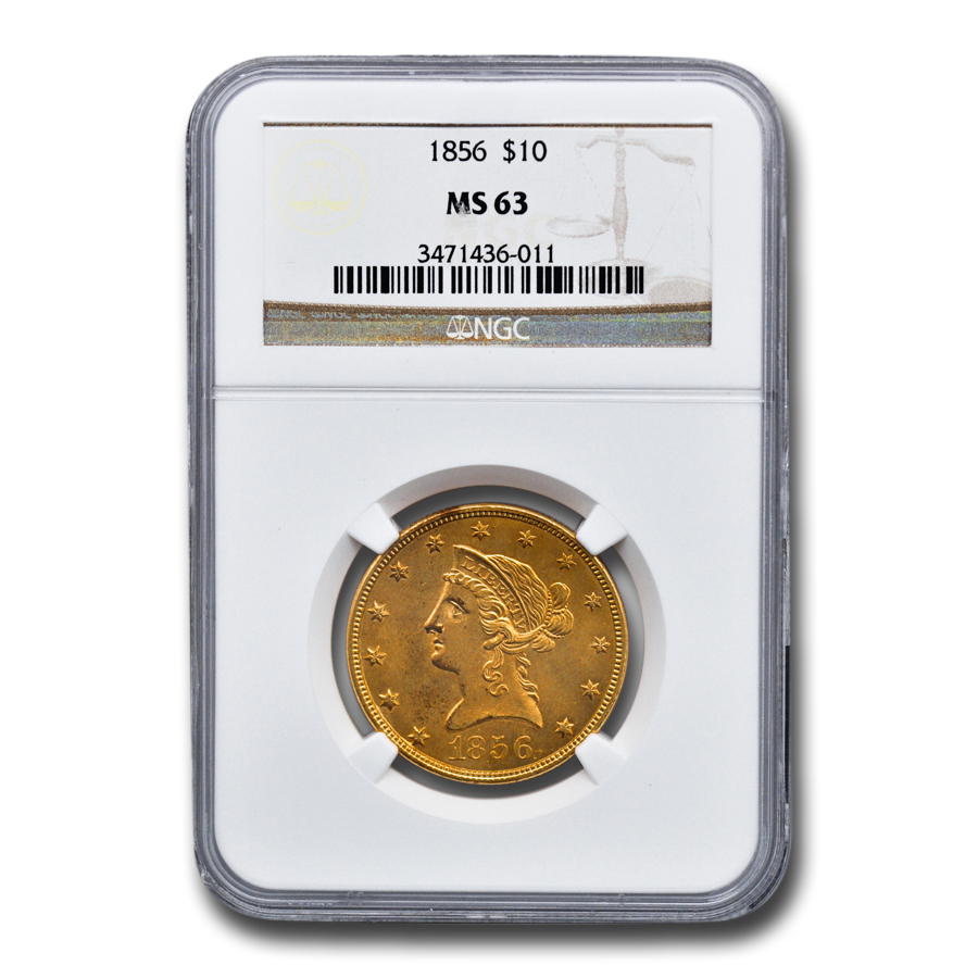 Buy 1856 $10 Liberty Gold Eagle MS-63 NGC