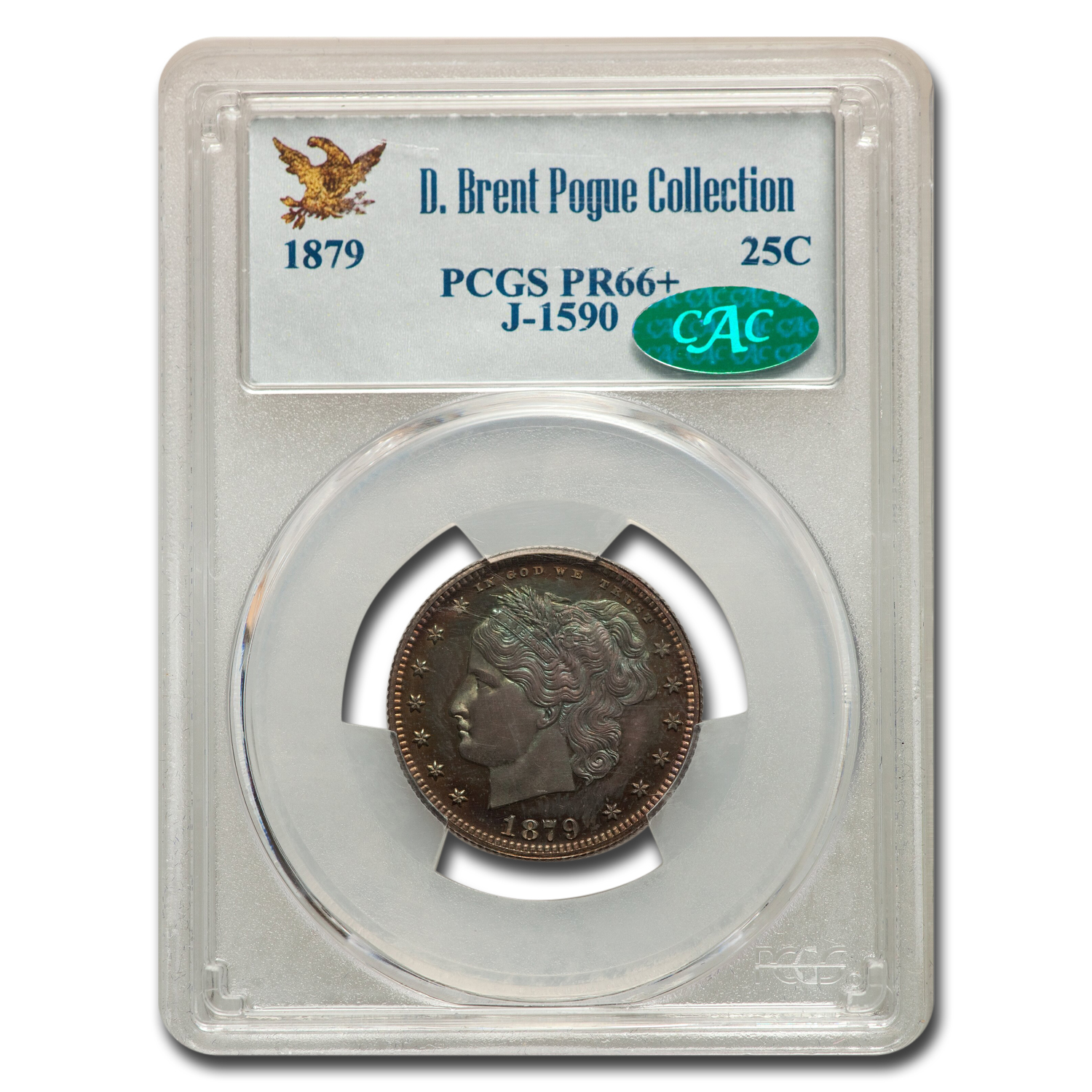 Buy 1879 Quarter Pattern PR-66+ PCGS CAC (J-1590)