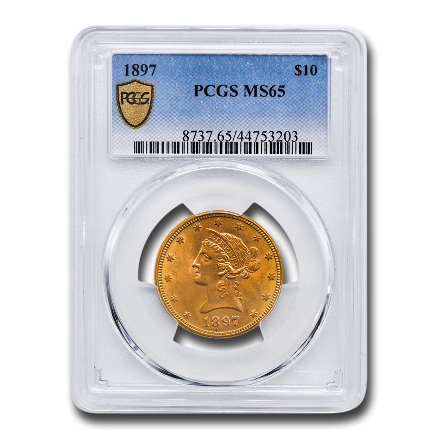 Buy 1897 $10 Liberty Gold Eagle MS-65 PCGS