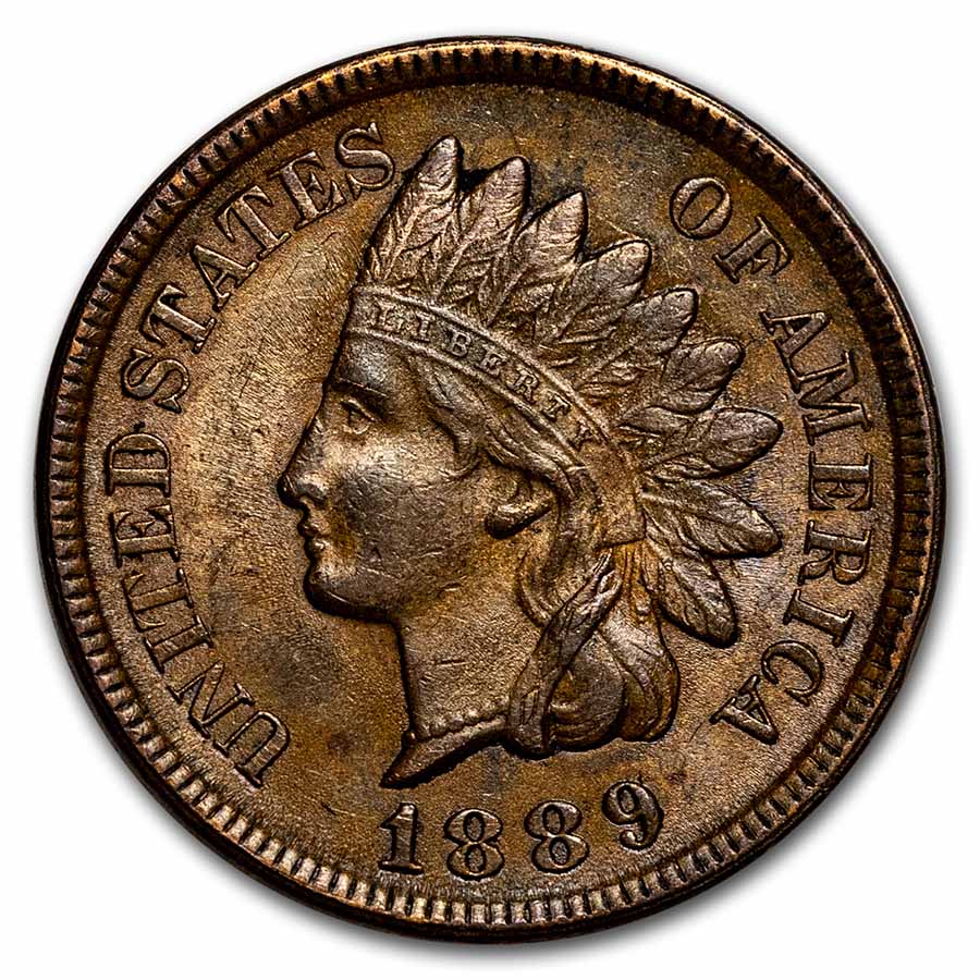 1889 Indian Head Cent BU