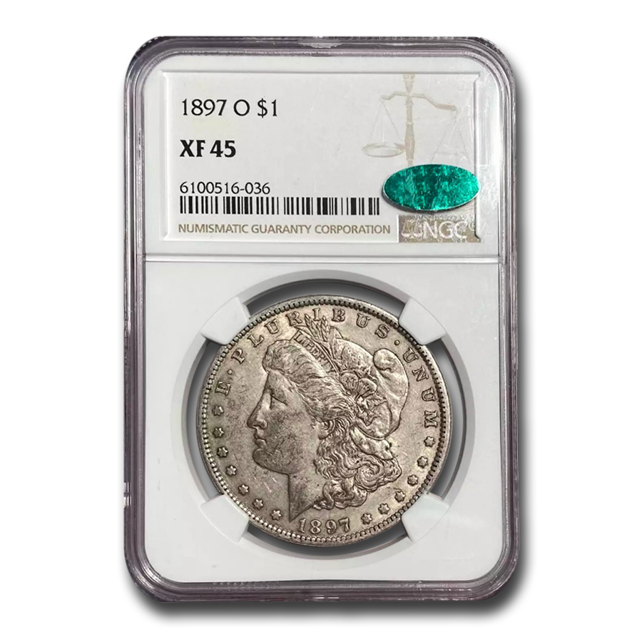 Buy 1897-O Morgan Dollar XF-45 NGC CAC