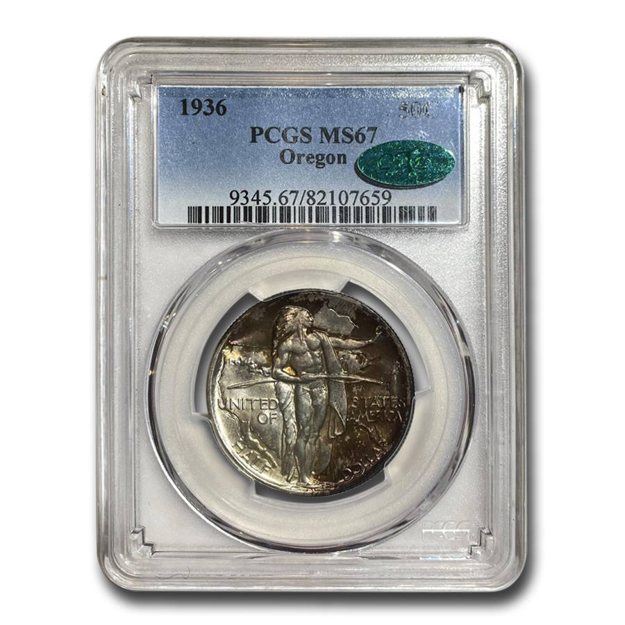 Buy 1936 Oregon Trail Commemorative Half Dollar MS-67 PCGS CAC