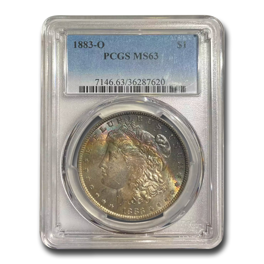 Buy 1883-O Morgan Dollar MS-63 PCGS (Toning on Obv & Rev)