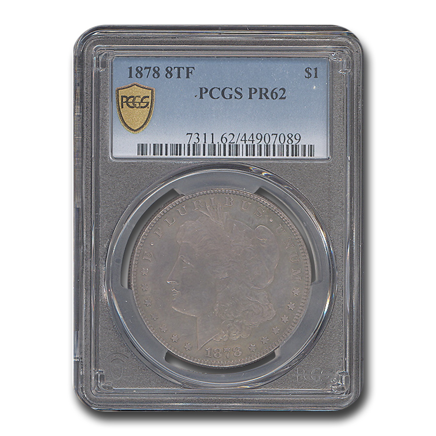 Buy 1878 Morgan Dollar PR-62 PCGS