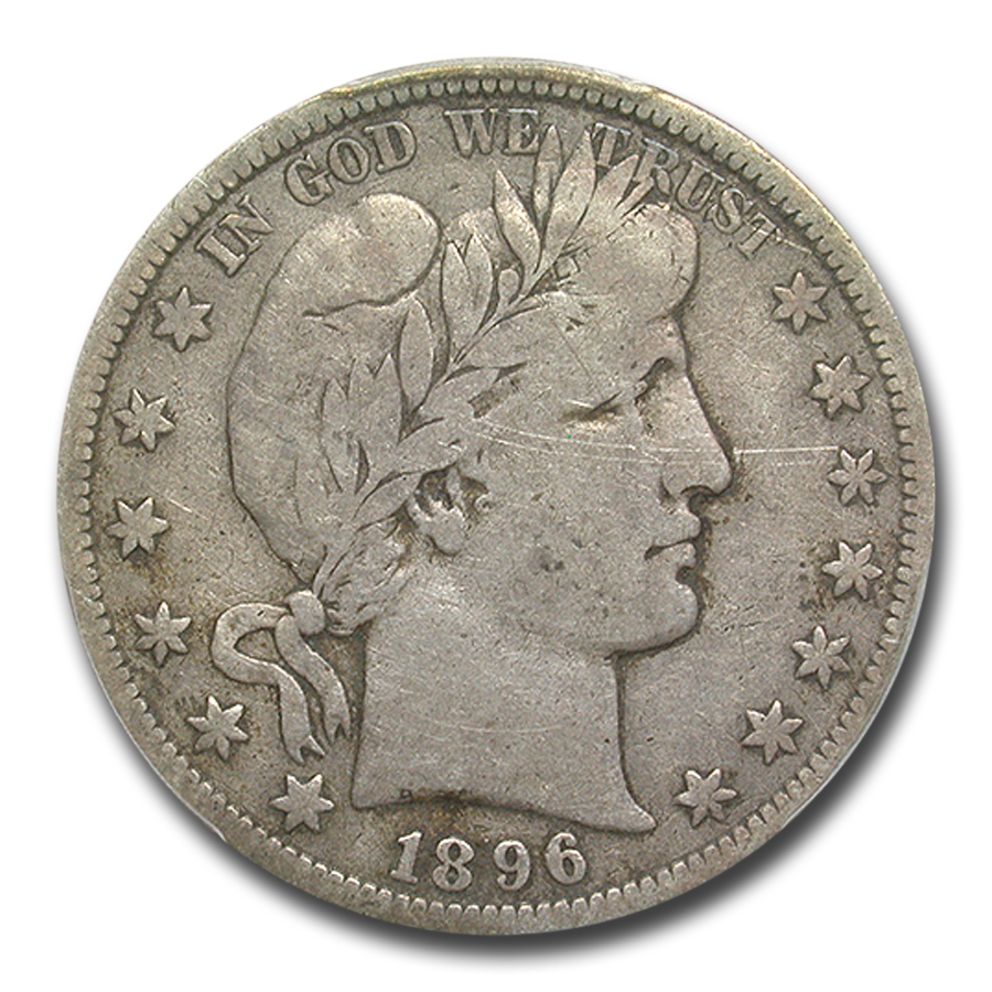 Buy 1896-S Barber Half Dollar Fine-12 PCGS