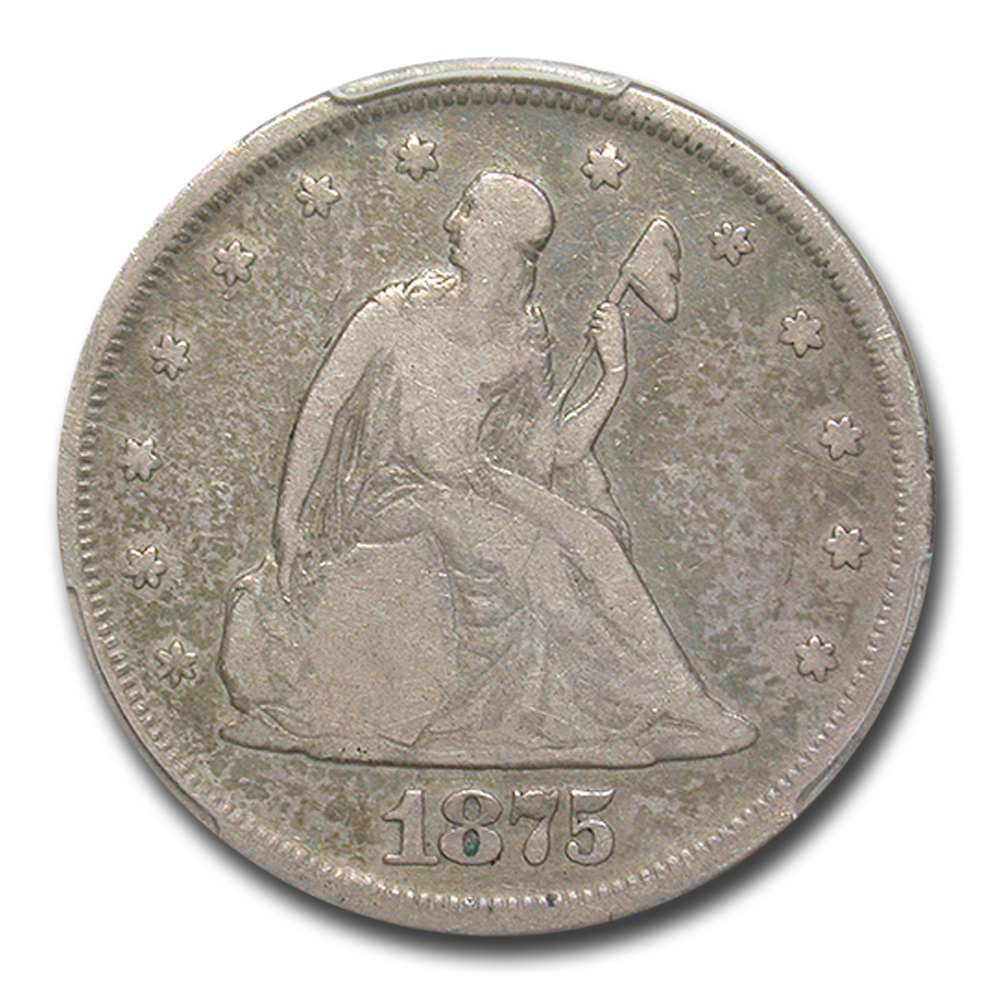 Buy 1875 Twenty Cent Piece VG-8 PCGS - Click Image to Close
