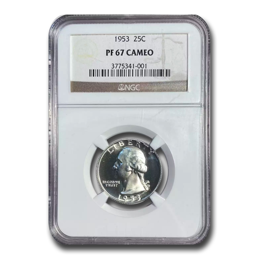 Buy 1953 Washington Quarter PF-67 Cameo NGC - Click Image to Close