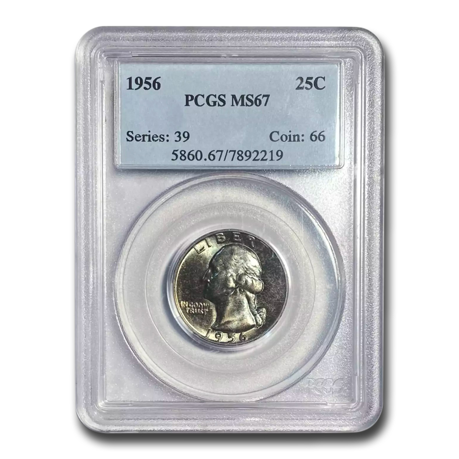 Buy 1956 Washington Quarter MS-67 PCGS - Click Image to Close