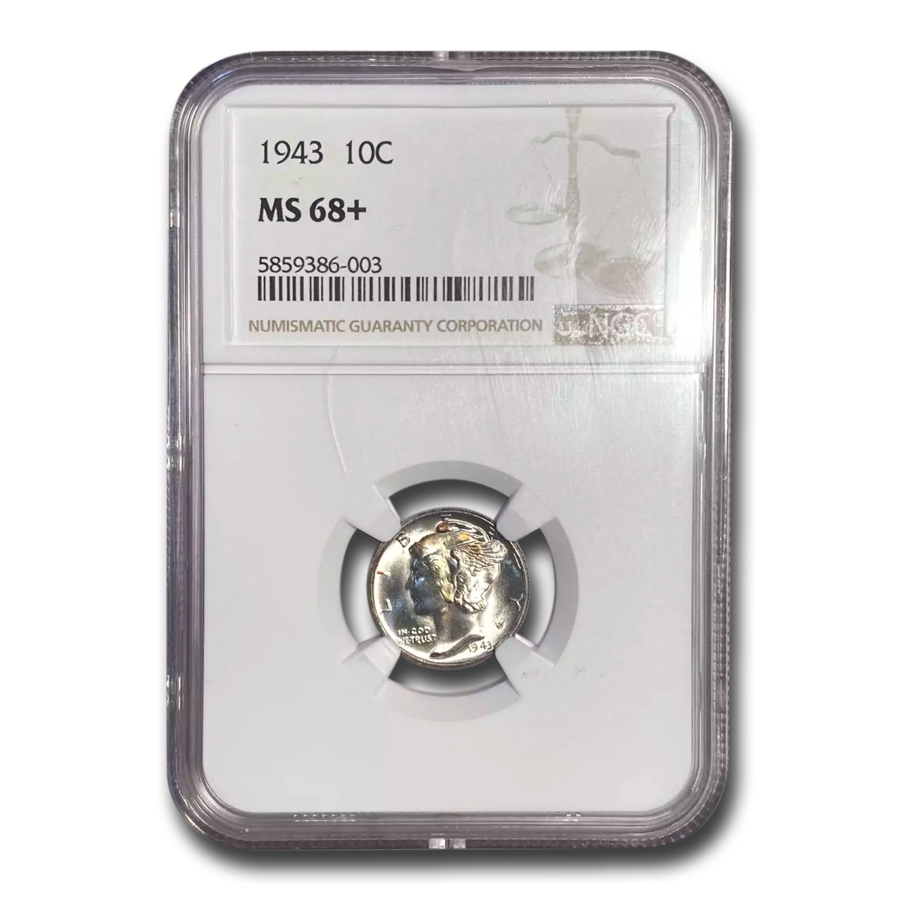 Buy 1943 Mercury Dime MS-68+ NGC