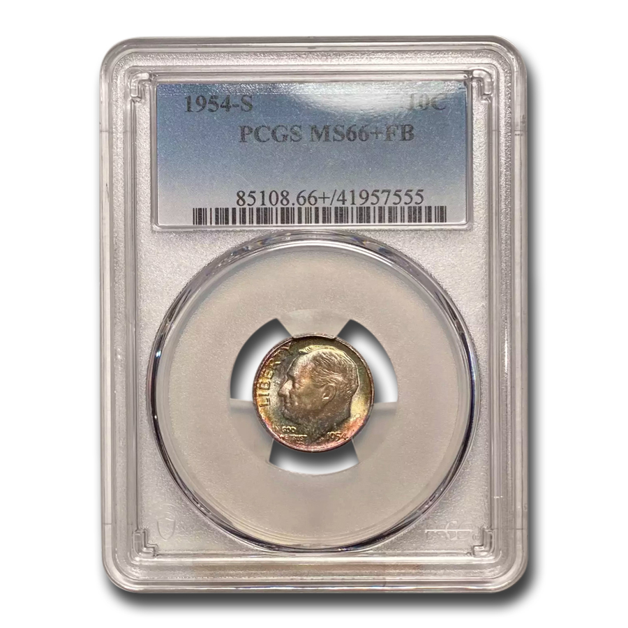 Buy 1954-S Roosevelt Dime MS-66+ PCGS (FB)