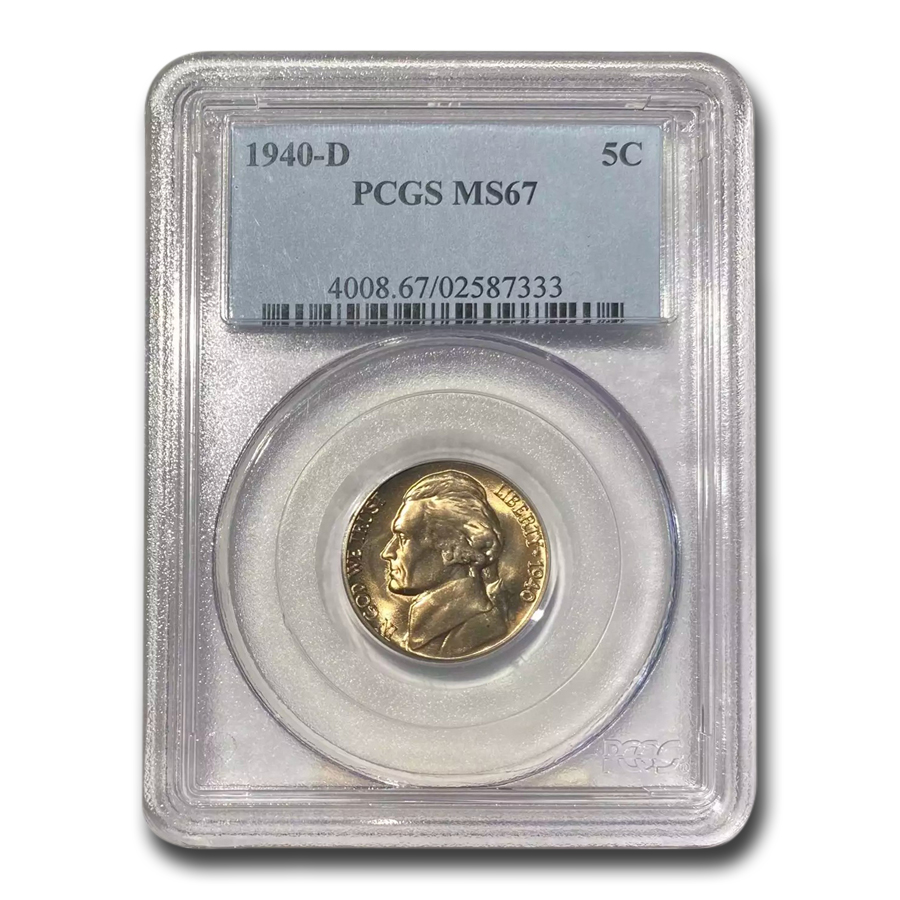 Buy 1940-D Jefferson Nickel MS-67 PCGS - Click Image to Close