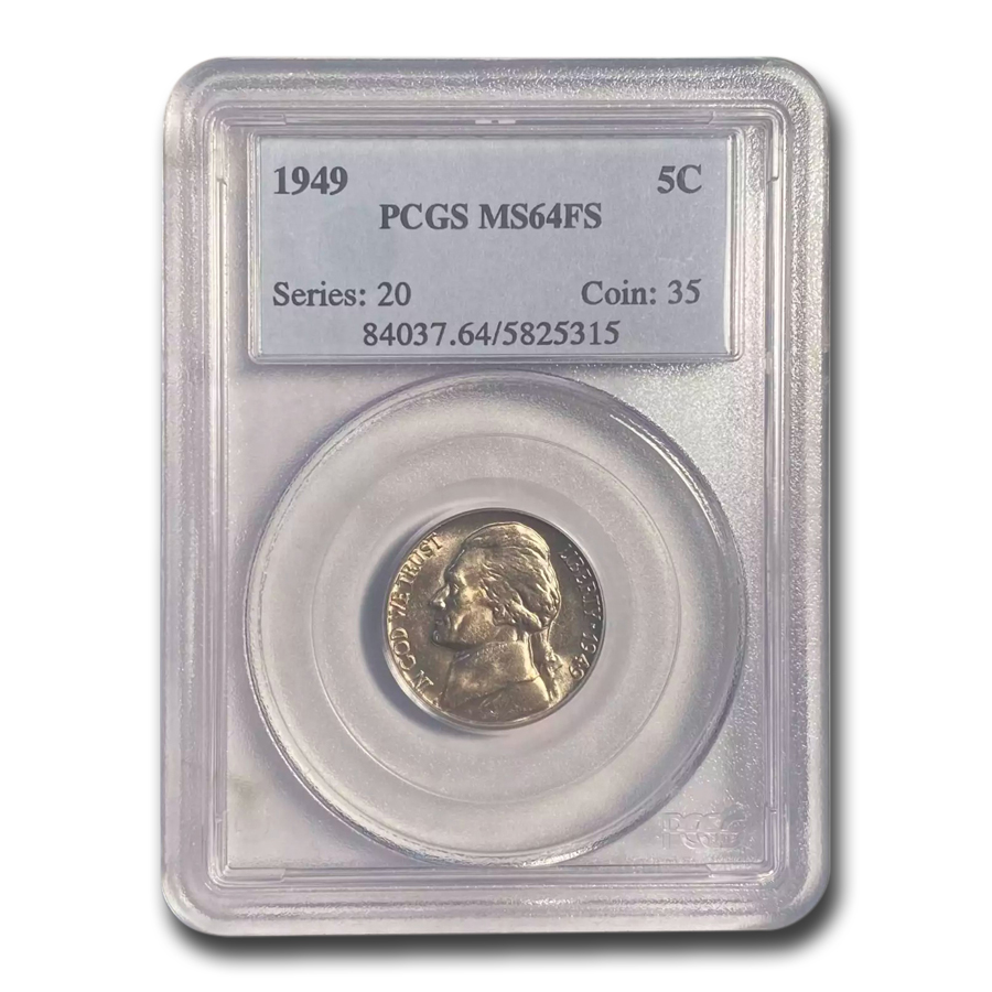 Buy 1949 Jefferson Nickel MS-64 PCGS (FS)