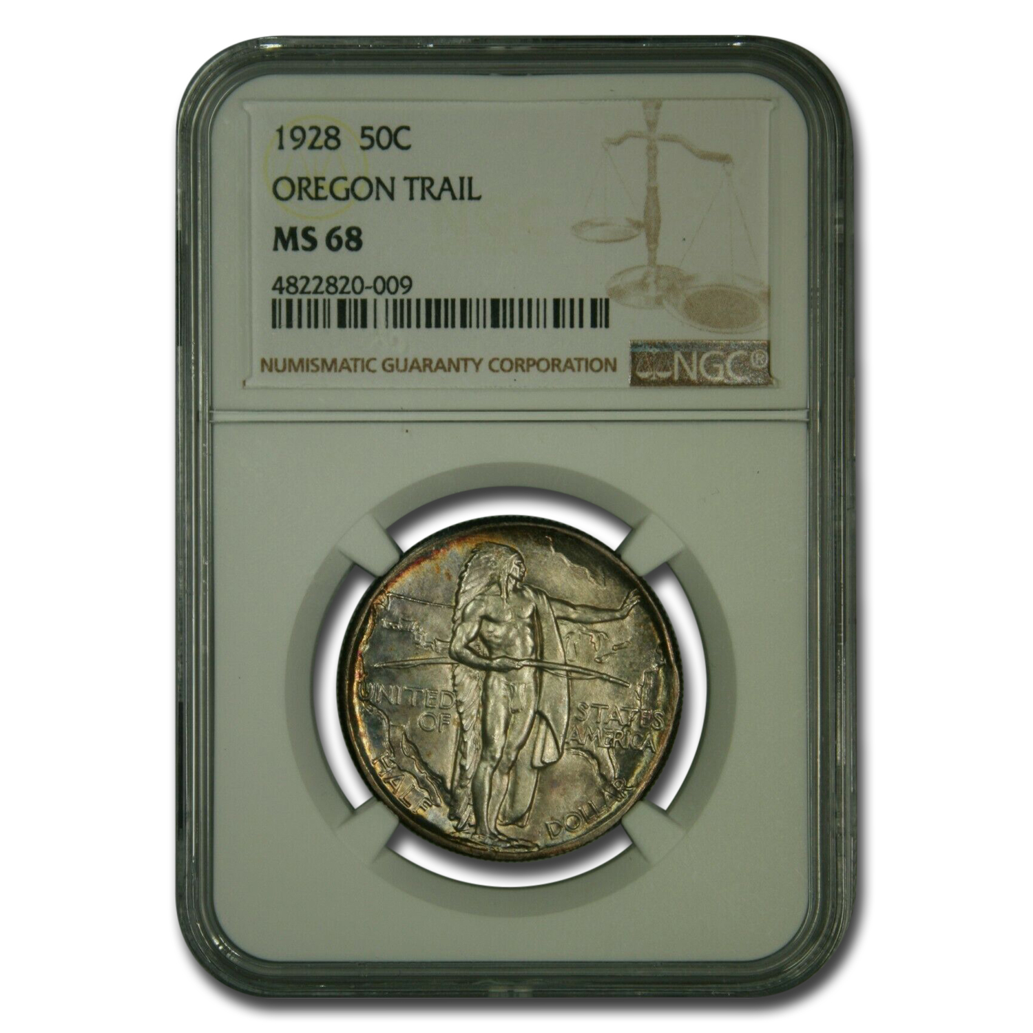Buy 1928 Oregon Trail Commemorative Half Dollar MS-68 NGC