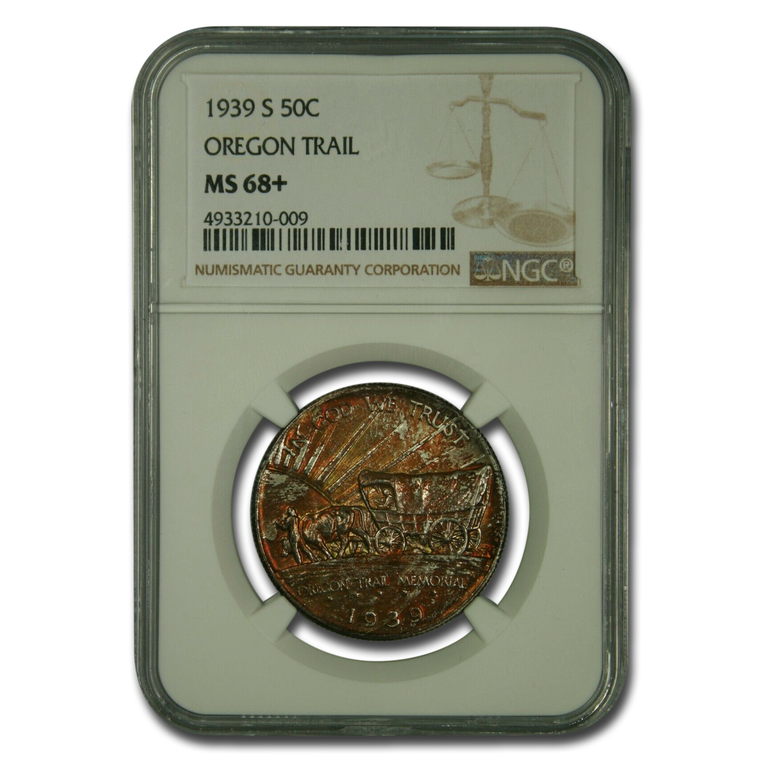 Buy 1939-S Oregon Trail Commemorative Half Dollar MS-68+ NGC