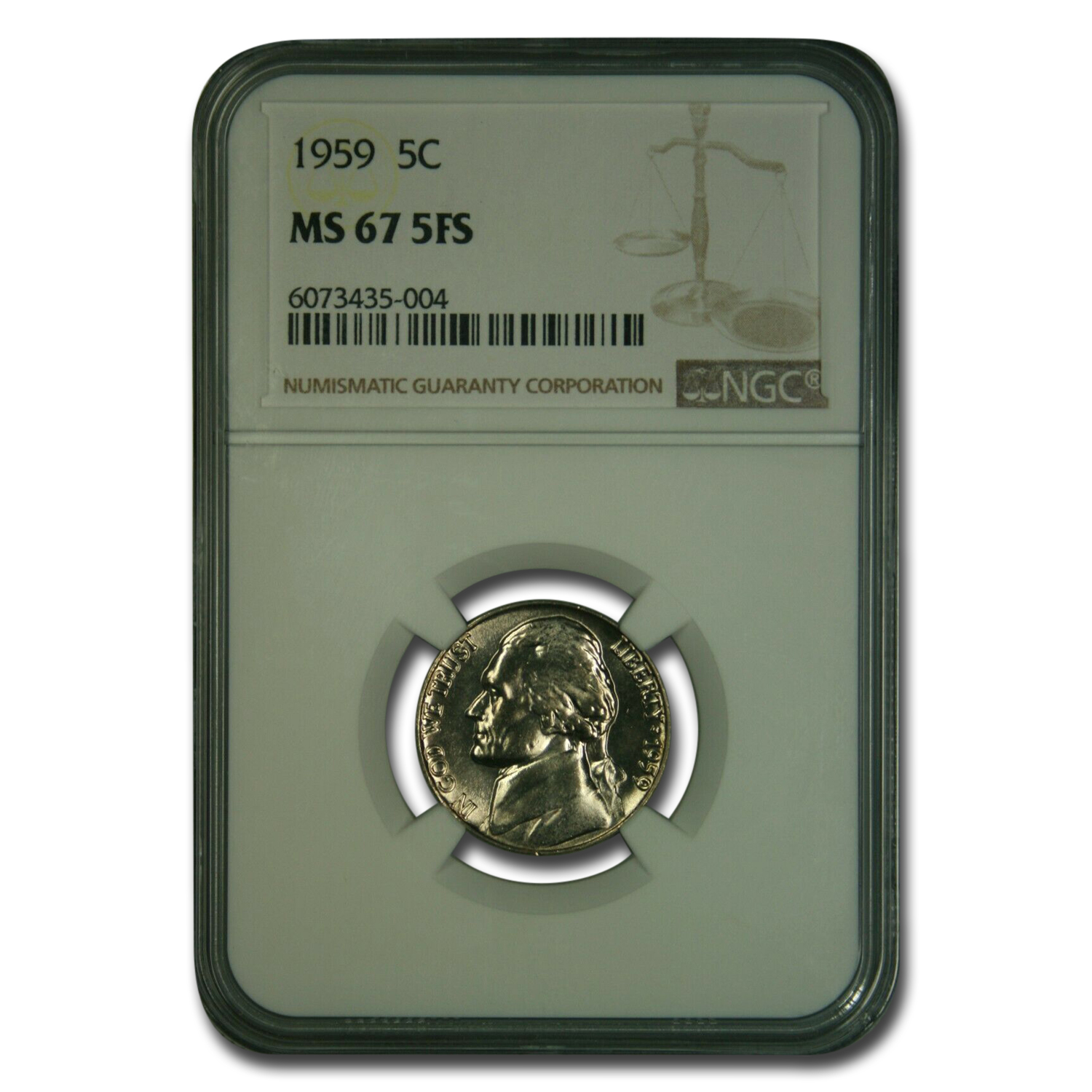 Buy MS-67 NGC 1959 Jefferson Nickel (FS)