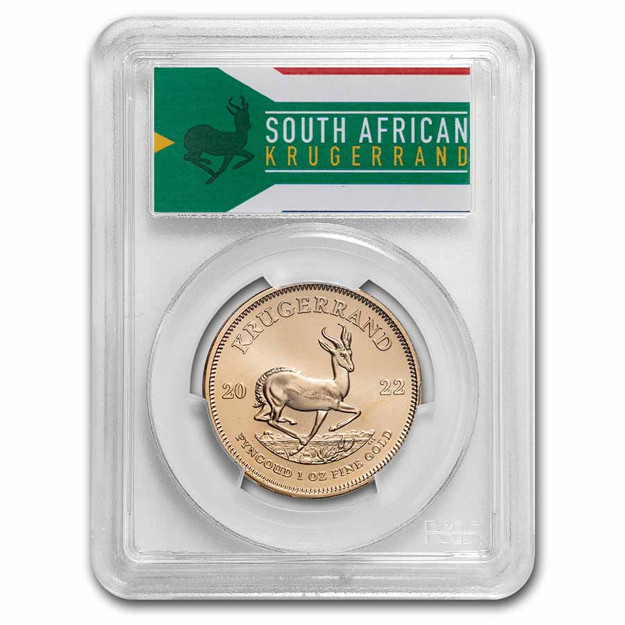 Buy 2022 SA 1 oz Gold Krugerrand MS-70