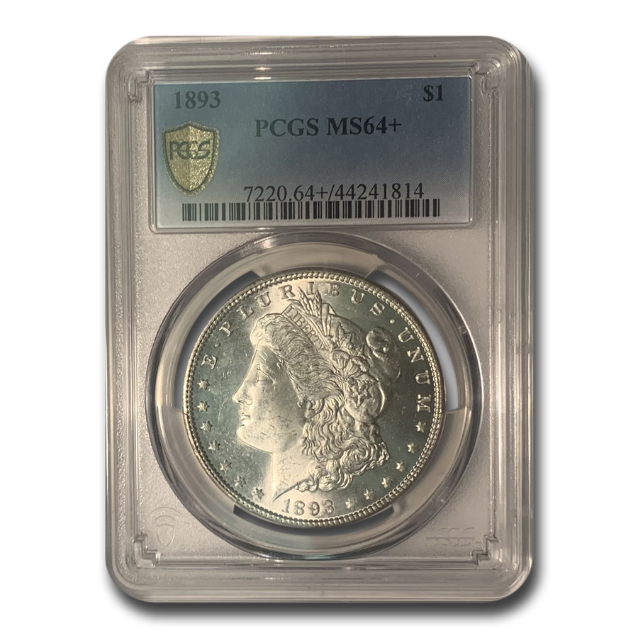 Buy 1893 Morgan Dollar MS-64+ PCGS