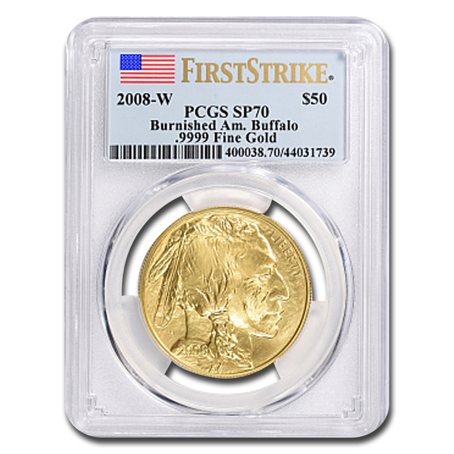 Buy 2008-W 1 oz Gold Buffalo SP-70 PCGS (FS)