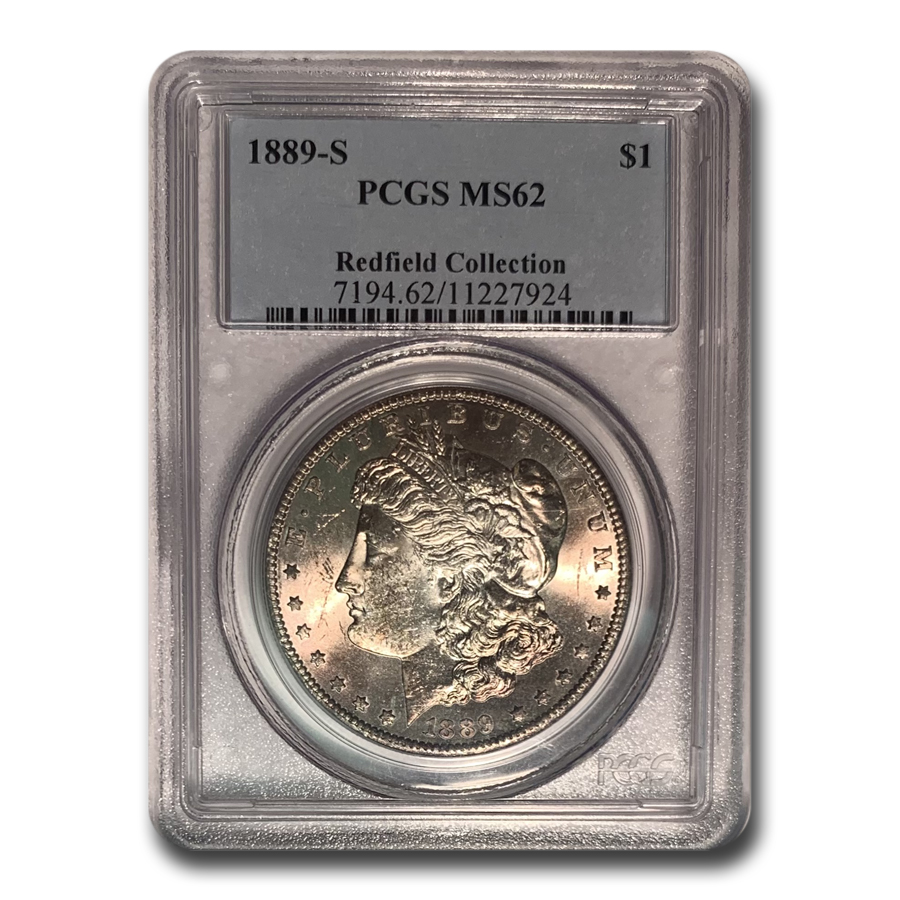 Buy 1889-S Morgan Dollar MS-62 PCGS (Redfield Hoard)