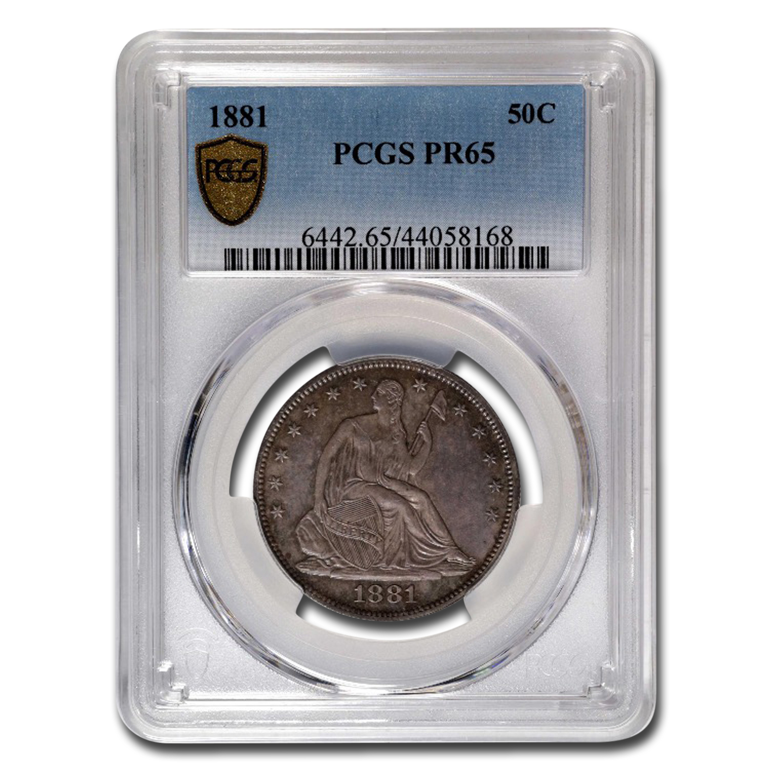 Buy 1881 Liberty Seated Half Dollar PR-65 PCGS