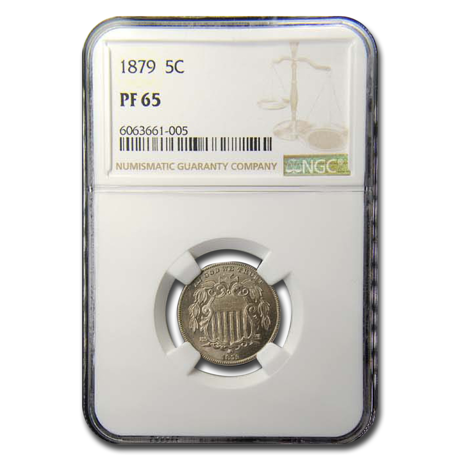 Buy 1879 Shield Nickel PF-65 NGC - Click Image to Close