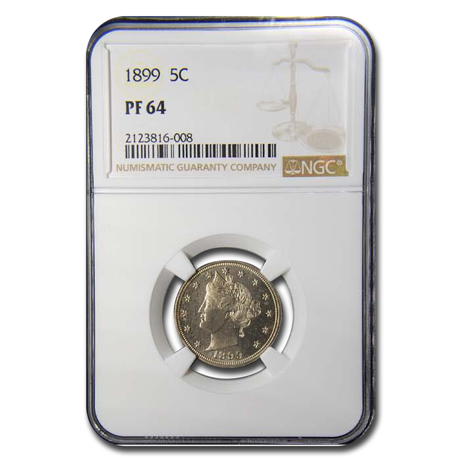 Buy 1899 Liberty Head V Nickel PF-64 NGC - Click Image to Close