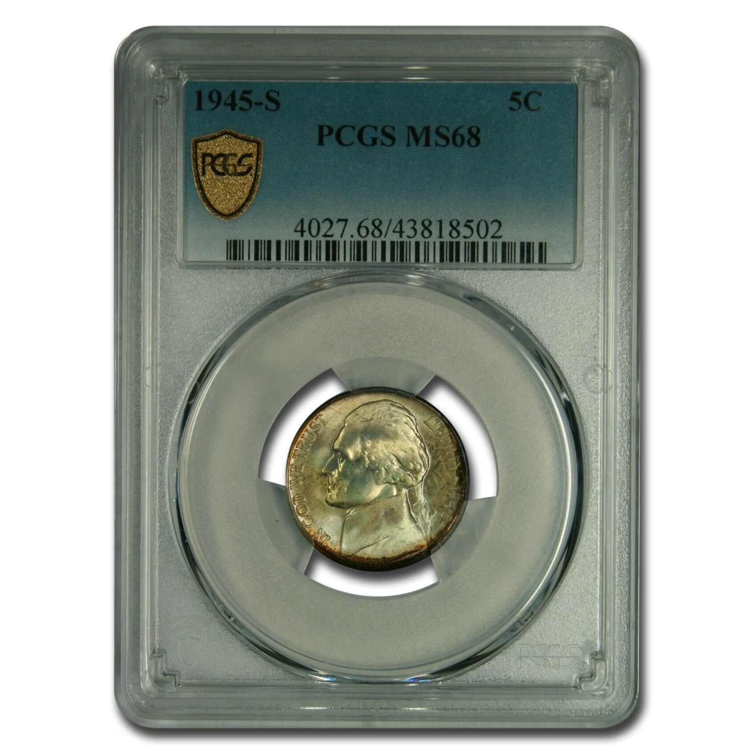 Buy 1945-S Silver Jefferson Nickel MS-68 PCGS - Click Image to Close