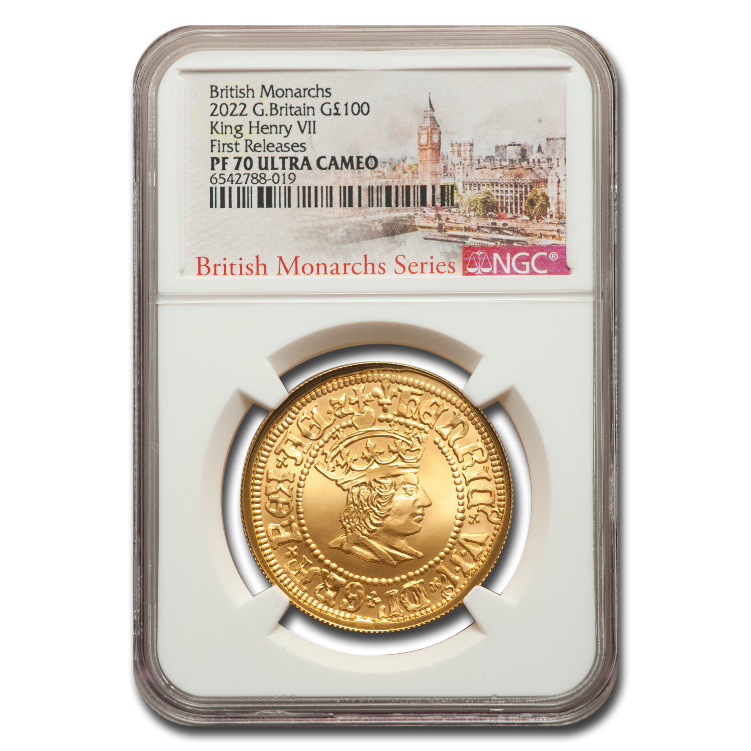 Buy 2022 1 oz Gold King Henry VII PF-70 UCAM NGC (First Release)