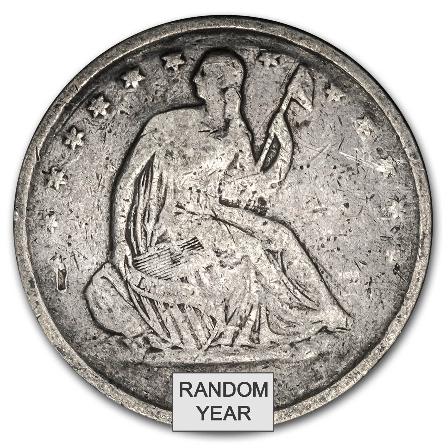 Buy 1839-1891 Liberty Seated Half Dollars Culls