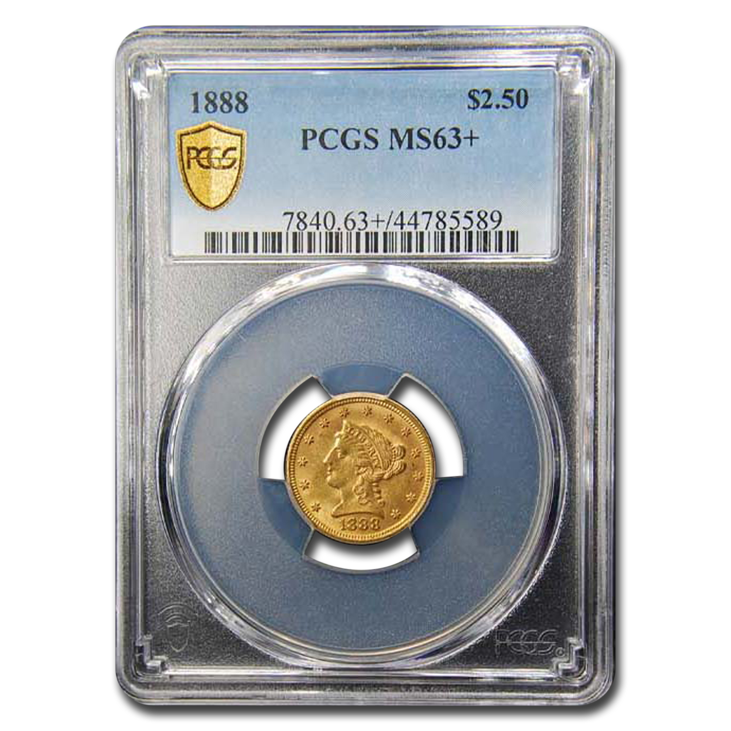 Buy 1888 $2.50 Liberty Gold Quarter Eagle MS-63+ PCGS