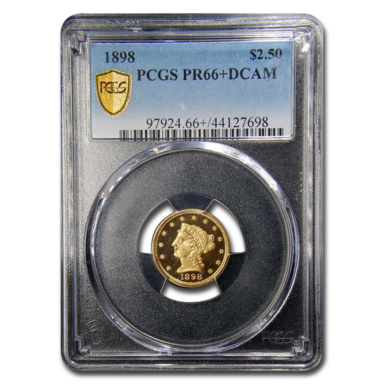 Buy 1898 $2.50 Liberty Gold Quarter Eagle PR-66 DCAM+ PCGS - Click Image to Close