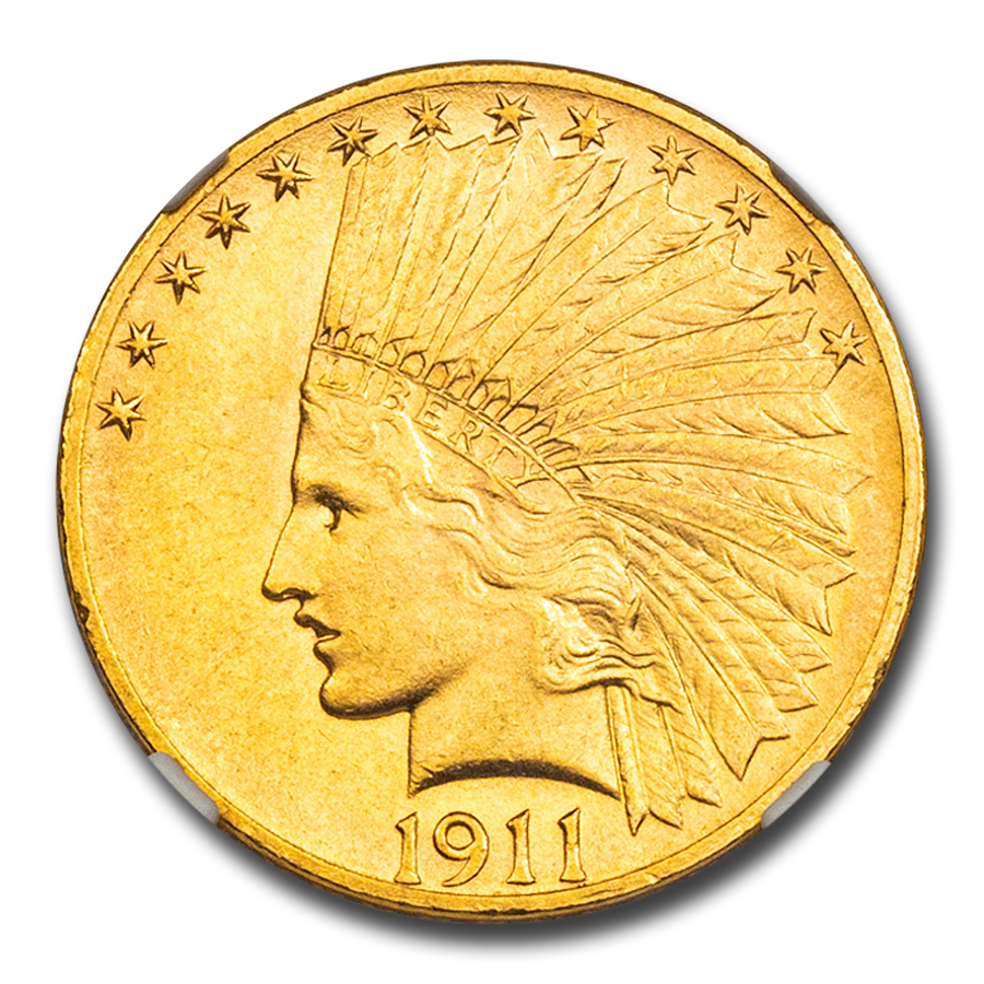 Buy 1911 $10 Indian Gold Eagle MS-63 NGC CAC