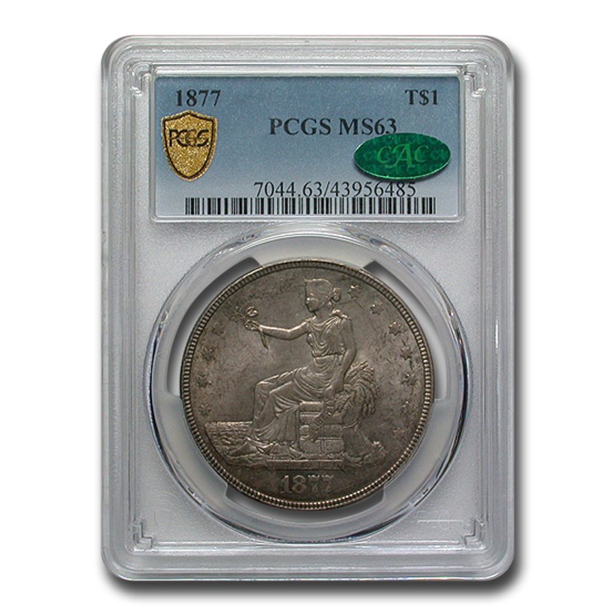 Buy 1877 Trade Dollar MS-63 PCGS CAC - Click Image to Close