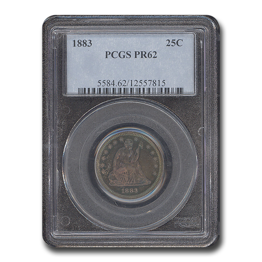 Buy 1883 Liberty Seated Quarter PR-62 PCGS - Click Image to Close