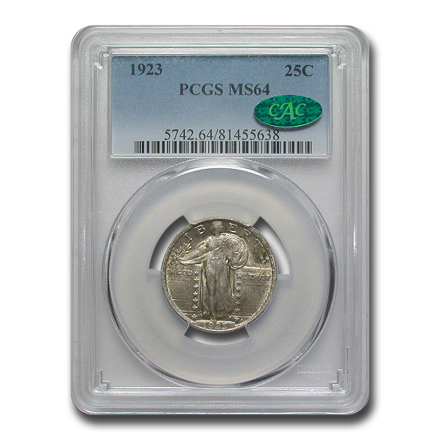 Buy 1923 Standing Liberty Quarter MS-64 PCGS CAC - Click Image to Close