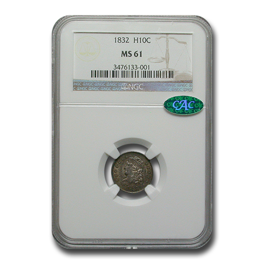 Buy 1832 Capped Bust Half Dime MS-61 NGC CAC