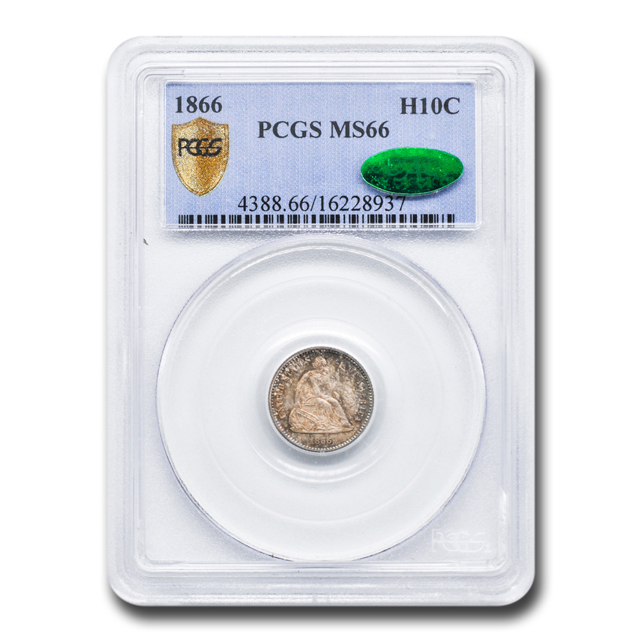 Buy 1866 Liberty Seated Half Dime MS-66 PCGS CAC - Click Image to Close