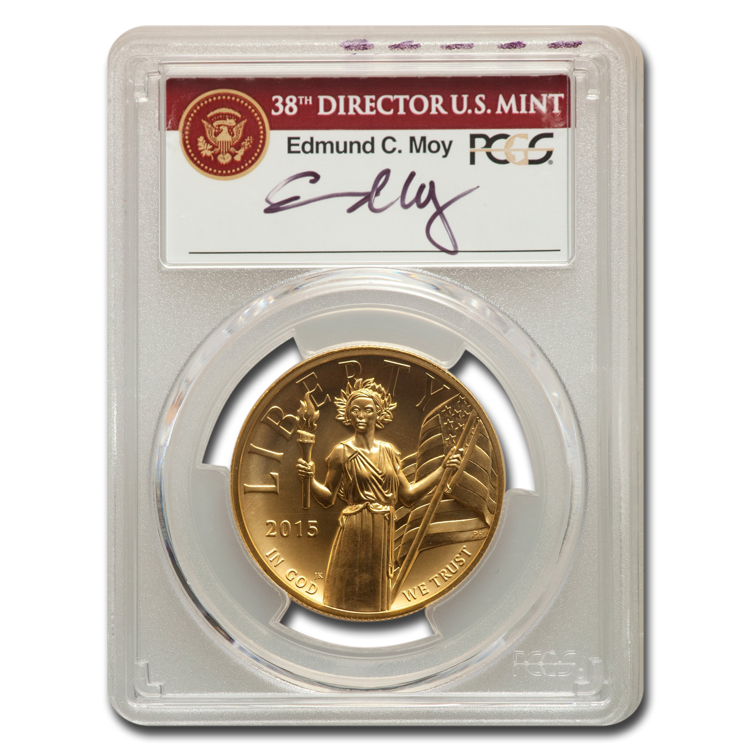 Buy 2015-W High Relief American Liberty Gold MS-70 PCGS (Moy)