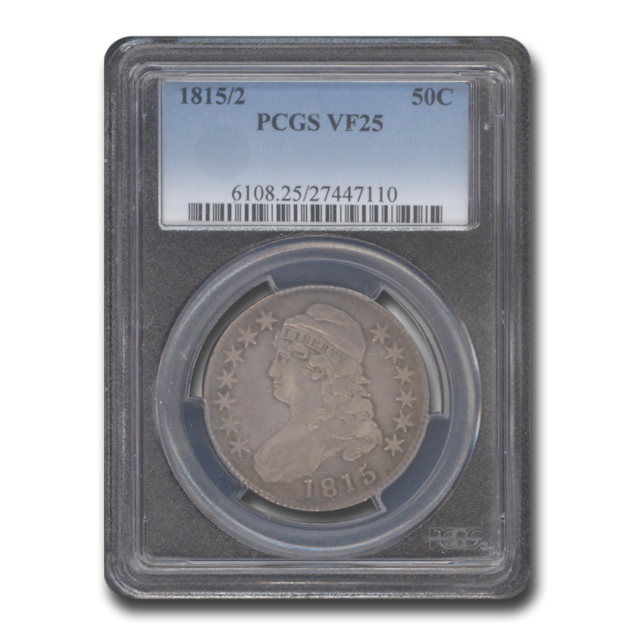 Buy 1815/2 Capped Bust Half Dollar VF-25 PCGS - Click Image to Close