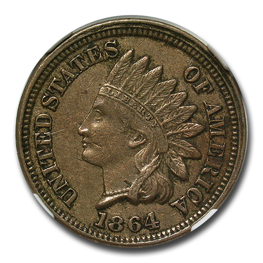 Buy 1864 Indian Head Cent AU-55 NGC (Copper Nickel)