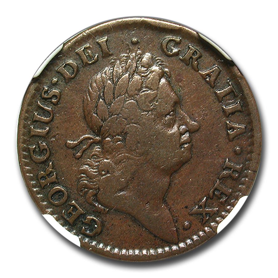 Buy 1724 Wood's Hibernia Halfpenny VF-25 NGC