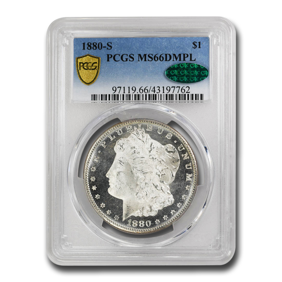 Buy 1880-S Morgan Dollar DMPL MS-66 PCGS CAC