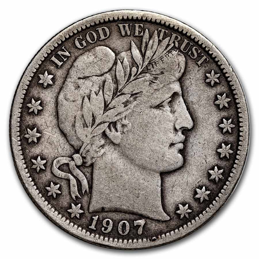 Buy 1907 Barber Half Dollar Fine