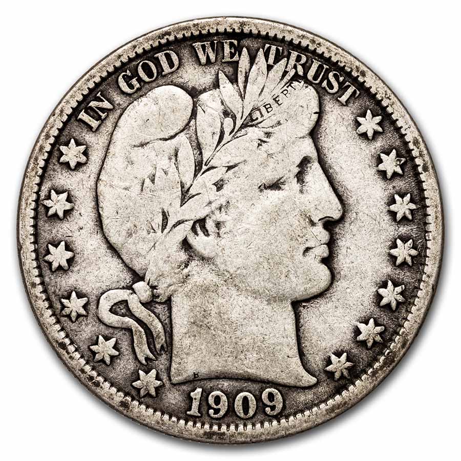 Buy 1909-O Barber Half Dollar Fine