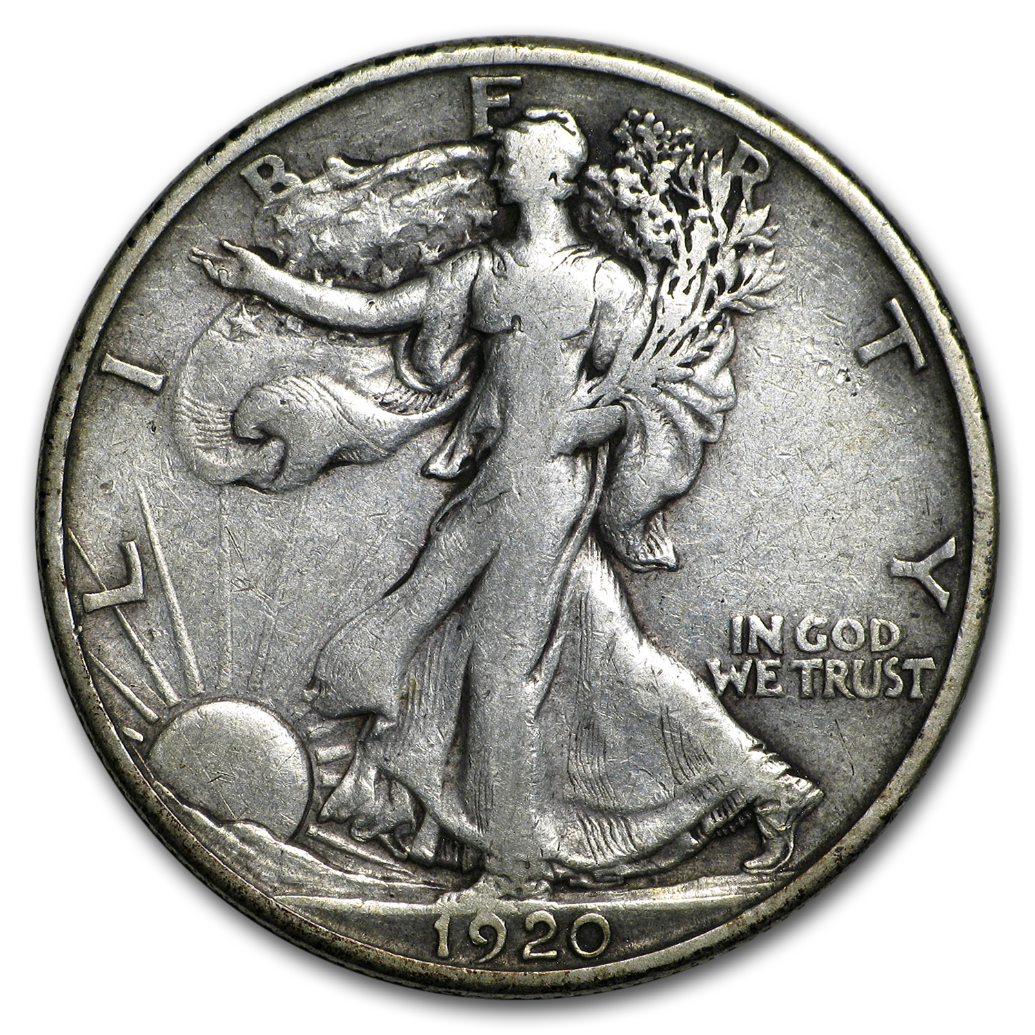 Buy 1920-S Walking Liberty Half Dollar VF