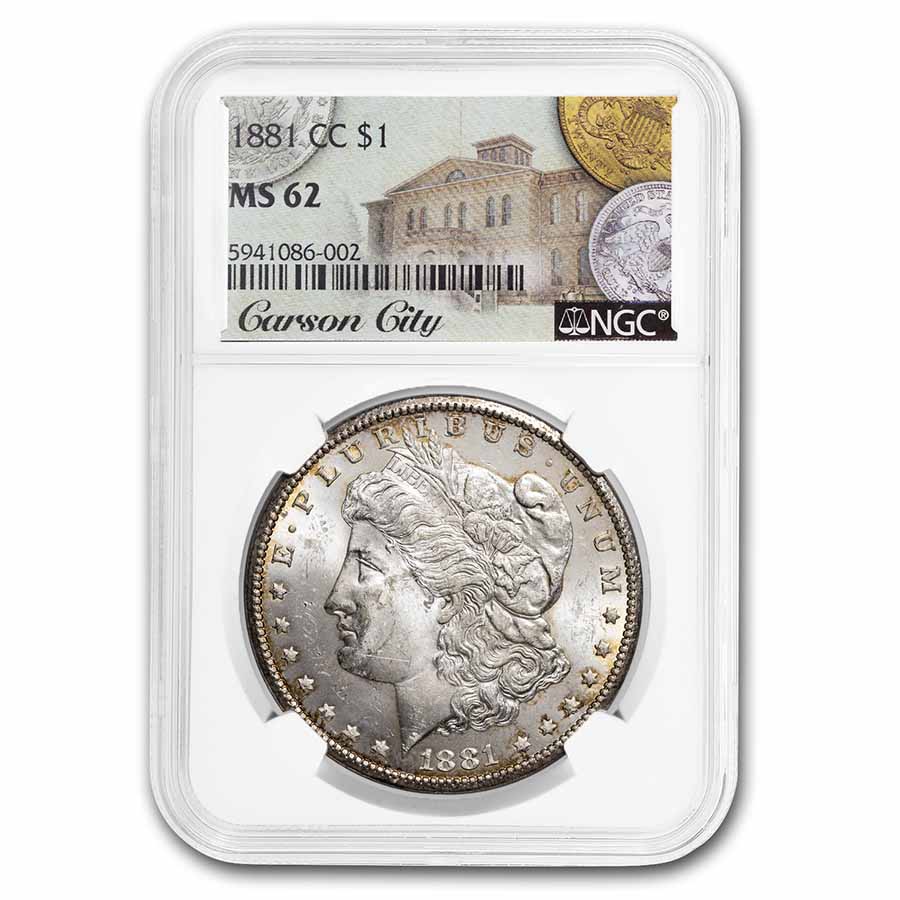Buy 1881-CC Morgan Dollar MS-62 NGC