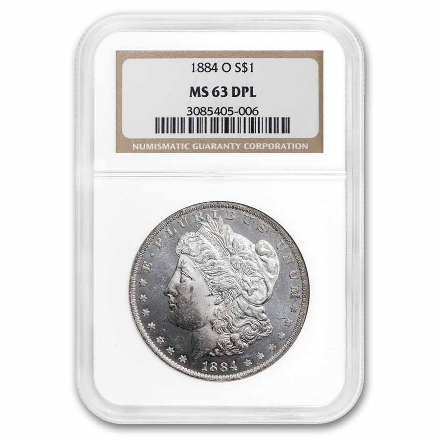 Buy 1884-O Morgan Dollar MS-63 DPL NGC