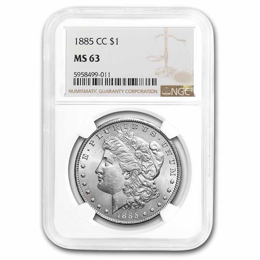 Buy 1885-CC Morgan Dollar MS-63 NGC