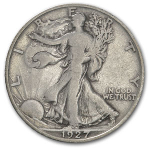 Buy 1927-S Walking Liberty Half Dollar Fine