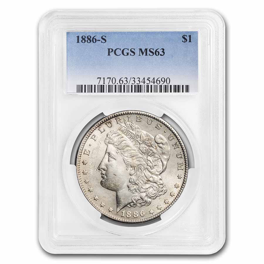 Buy 1886-S Morgan Dollar MS-63 PCGS